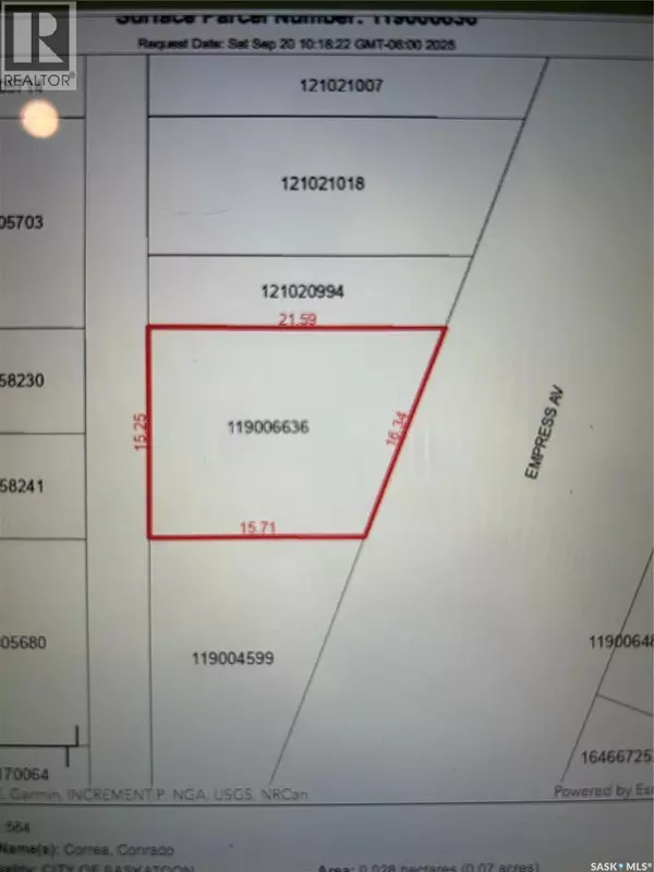 Saskatoon, SK S7K3G2,1315 Empress AVENUE
