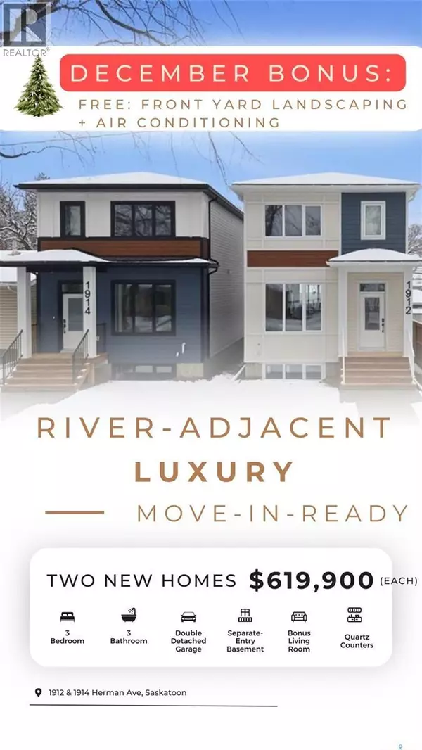 1912 Herman AVENUE, Saskatoon, SK S7M0M8