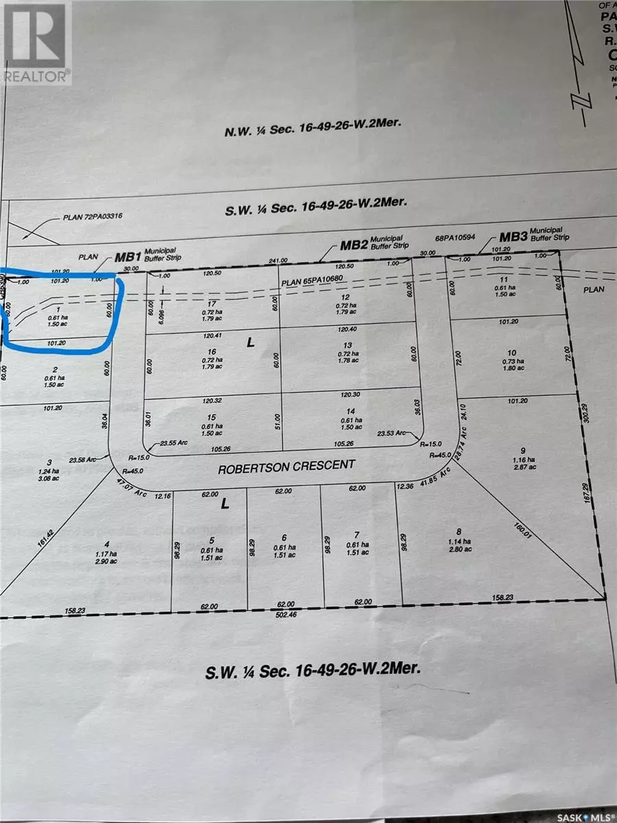 Buckland Rm No. 491, SK S6V5R3,Lot 1 Roberston Crescent