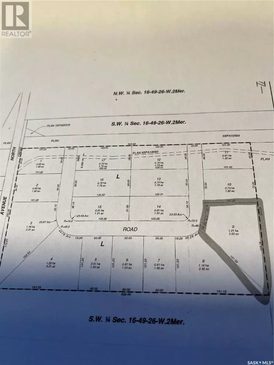 Buckland Rm No. 491, SK S6V5R3,LOT 9 Robertson Crescent