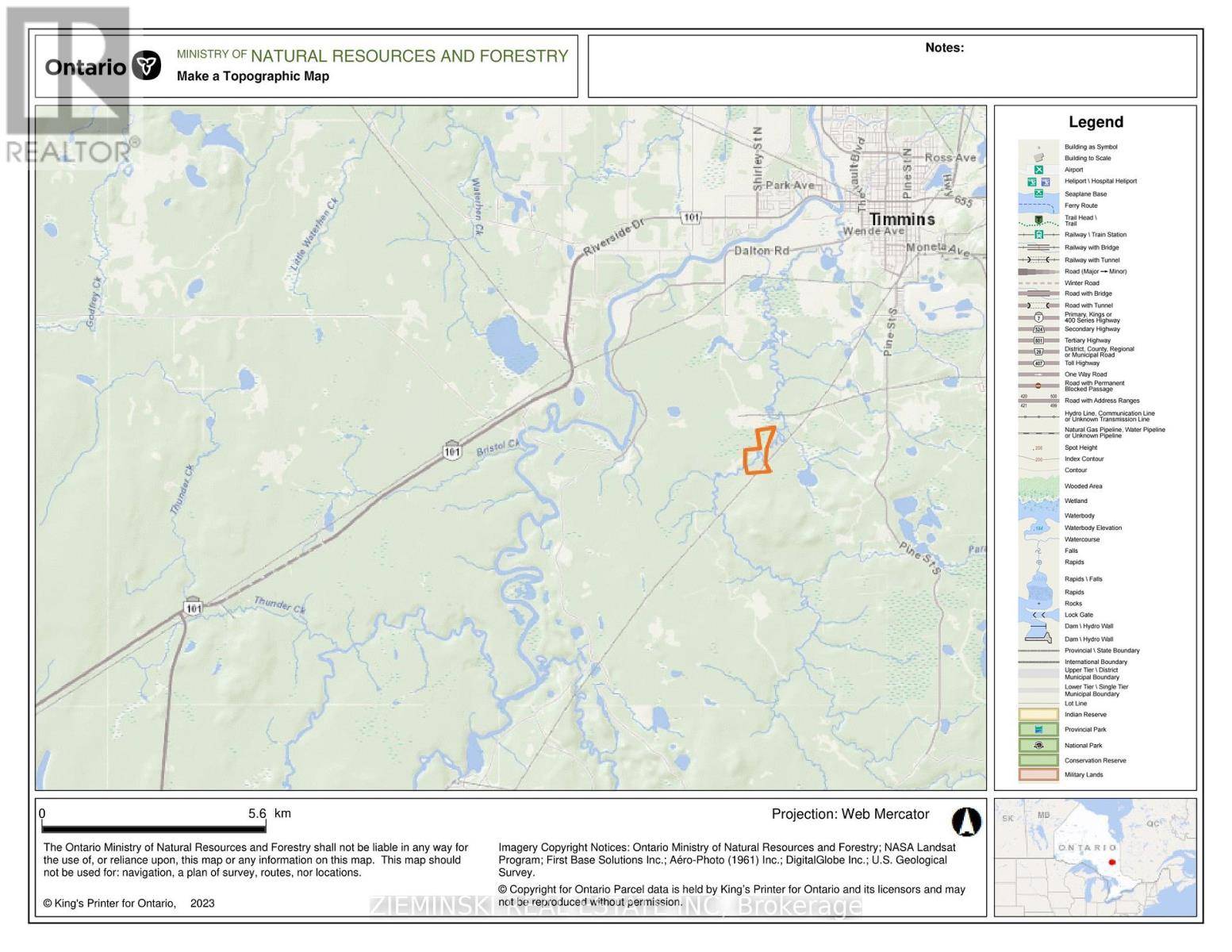 Timmins (mtj - Mountjoy Rural), ON P4N8M1,PCL 1782-1787 OGDEN TWSP