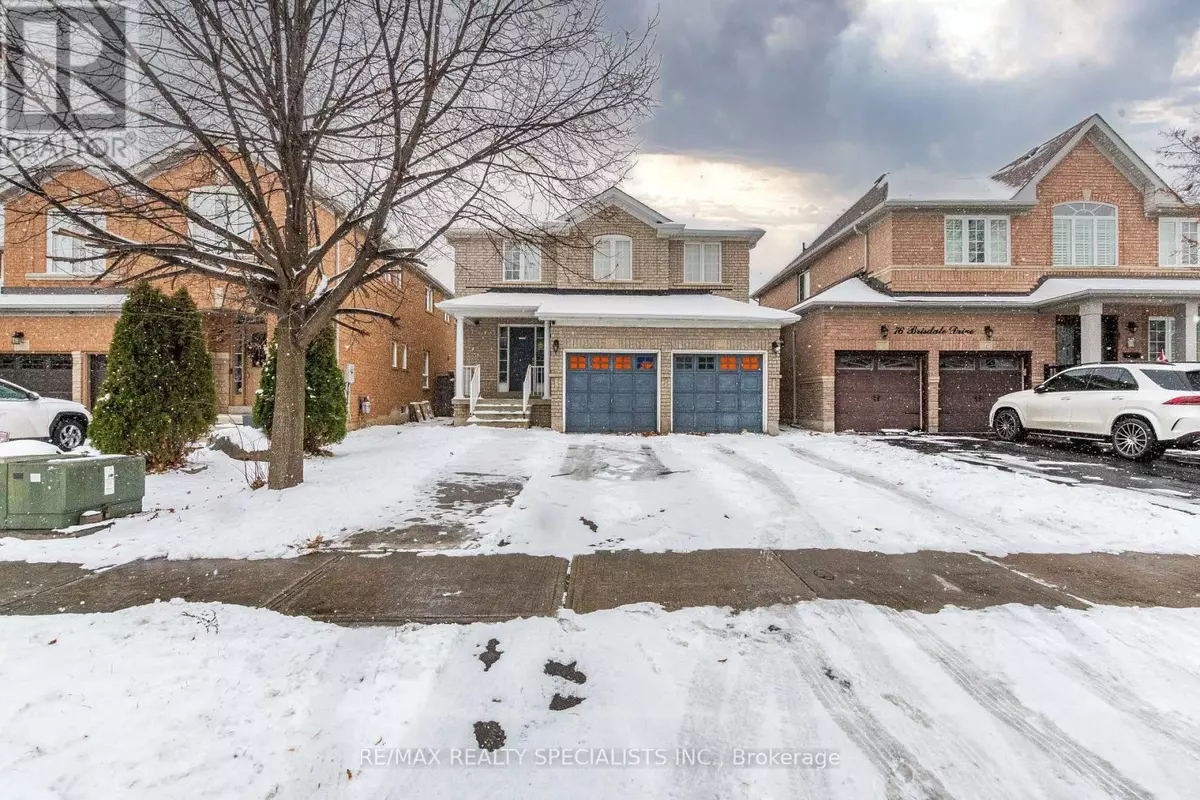 Brampton (northwest Brampton), ON L7A2G8,74 BRISDALE DRIVE W