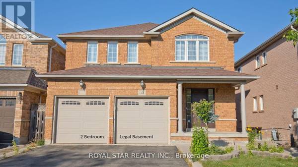 13 WATERDALE ROAD, Brampton (fletcher's Meadow), ON L7A1S7