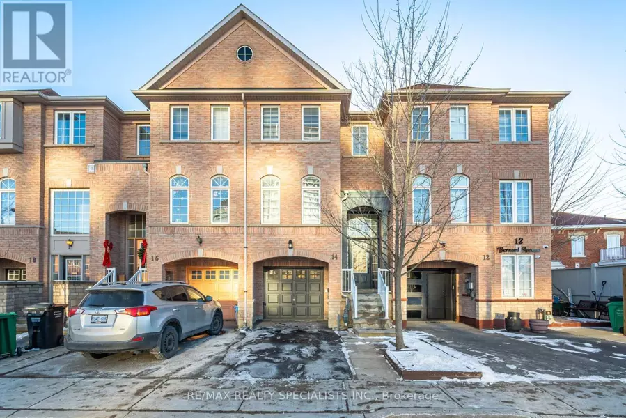 14 BENARD AVENUE, Brampton (fletcher's Creek South), ON L6Y5S6