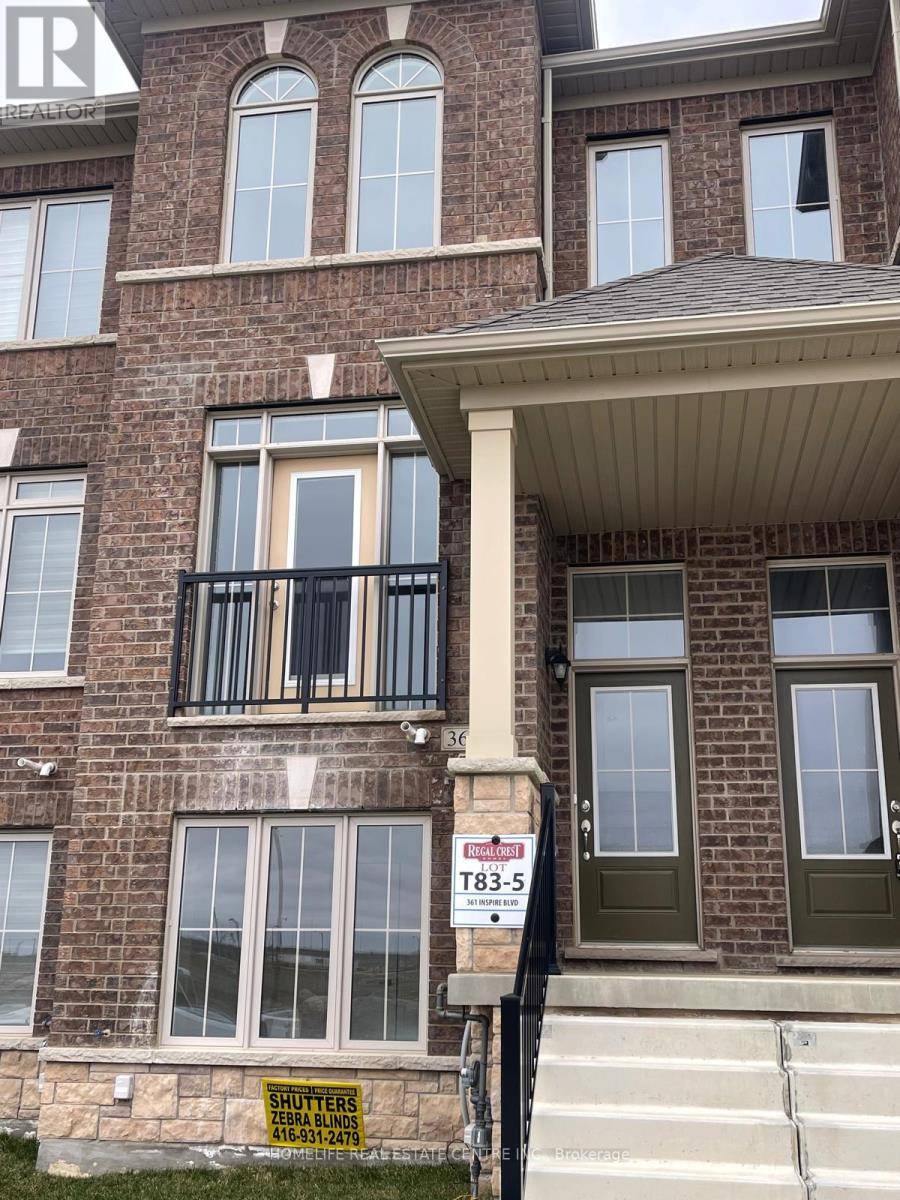 Brampton (sandringham-wellington), ON L6R4E4,361 INSPIRE BOULEVARD