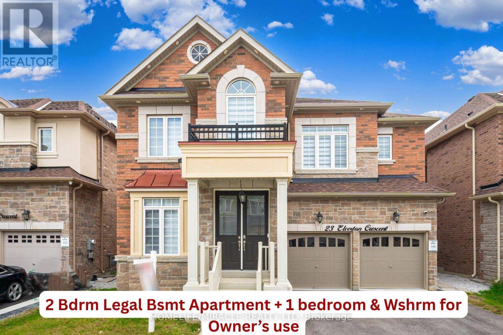 23 ELVERTON CRESCENT, Brampton (northwest Brampton), ON L7A4Z4