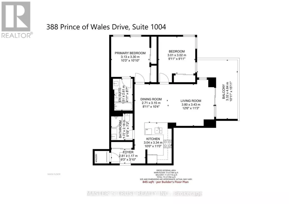 Mississauga (city Centre), ON L5B0A1,388 Prince Of Wales DR #1004
