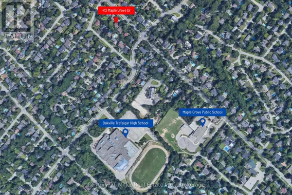 Oakville (mo Morrison), ON L6J4V7,412 MAPLE GROVE DRIVE
