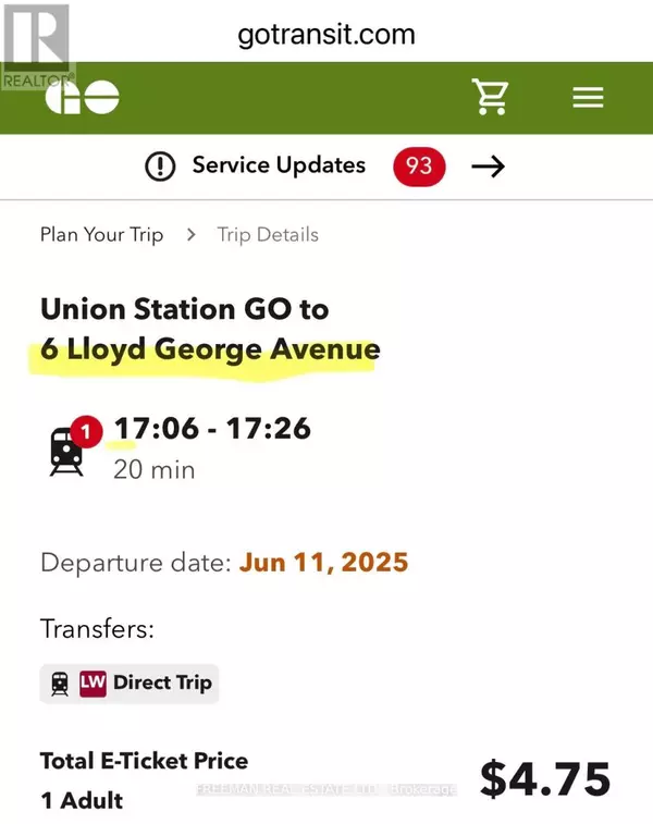 Toronto (alderwood), ON M8W3W4,6 LLOYD GEORGE AVENUE