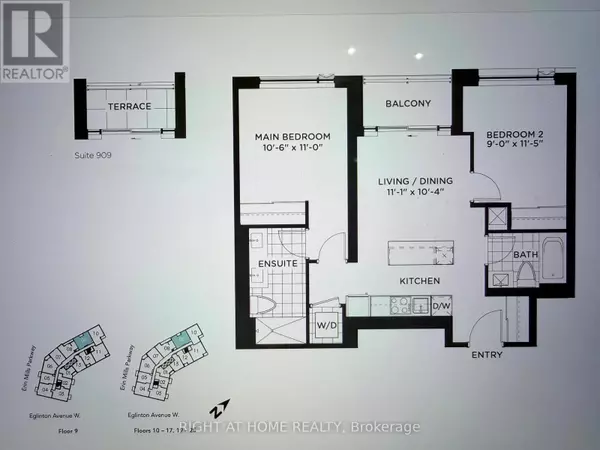 Mississauga (central Erin Mills), ON L5M2T2,2495 EGLINTON AVE West #2109