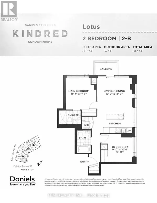 Mississauga (central Erin Mills), ON L5M2T2,2495 Eglinton AVE West #1703