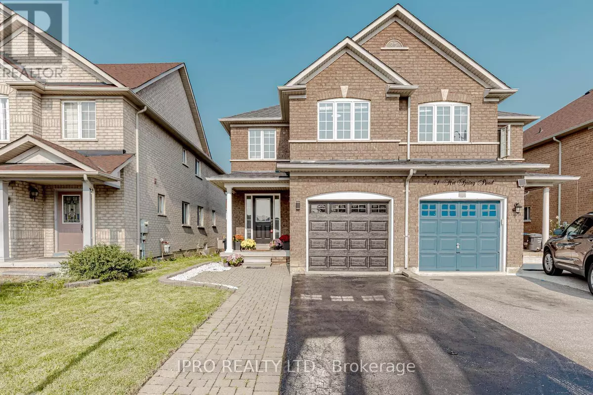 Brampton (sandringham-wellington North), ON L6R3H9,23 HOT SPRING ROAD