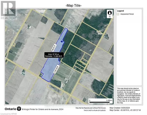 Ashfield-colborne-wawanosh (ashfield), ON N0G2H0,LOT 8 ZION ROAD