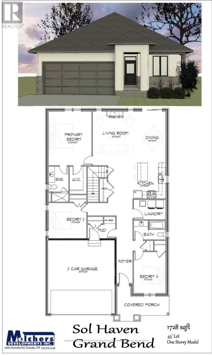 South Huron (stephen), ON N0M1T0,93 Dearing DR #Lot #28