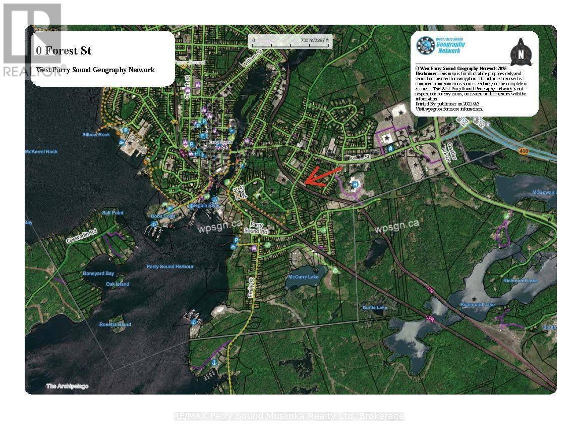 Parry Sound, ON P2A2P9,0 FOREST STREET