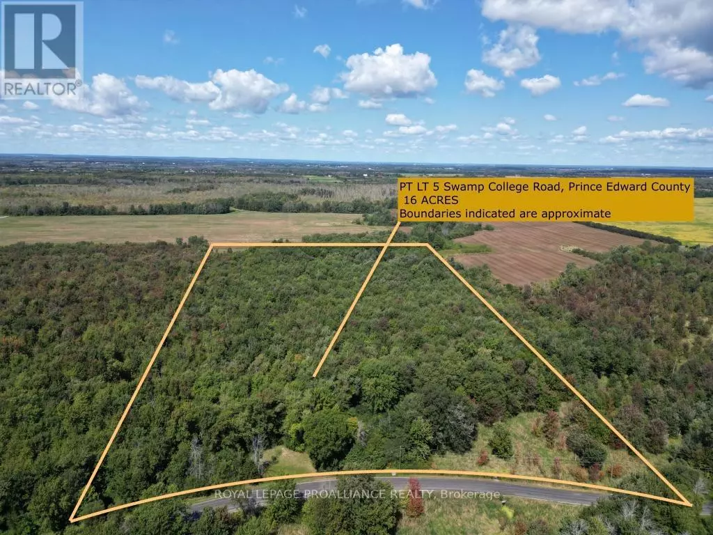 Prince Edward County (hillier Ward), ON K0K2J0,PT LT 5 SWAMP COLLEGE ROAD