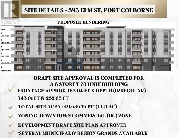Port Colborne (sugarloaf), ON L3K4P3,395 ELM STREET