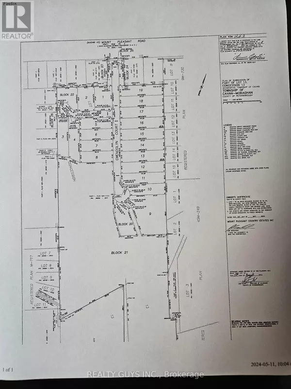 Cavan Monaghan, ON L0A1C0,LOT 4 MEADOW LANE