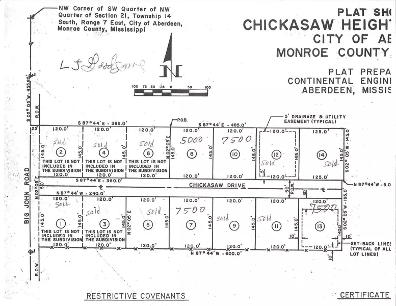 Lot #7 Goodgame Ln, Aberdeen, MS 39730