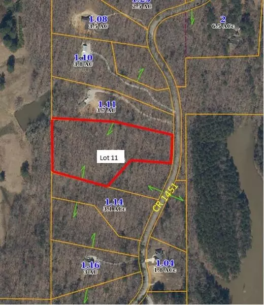 Lot 11 CR 1451 (East Ridge), Mooreville, MS 38857