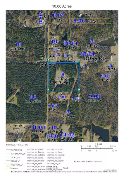 Coontail Road, Aberdeen, MS 39730