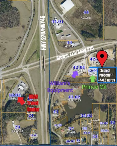 +/-4.5 acres off of Road 520, Shannon, MS 38868