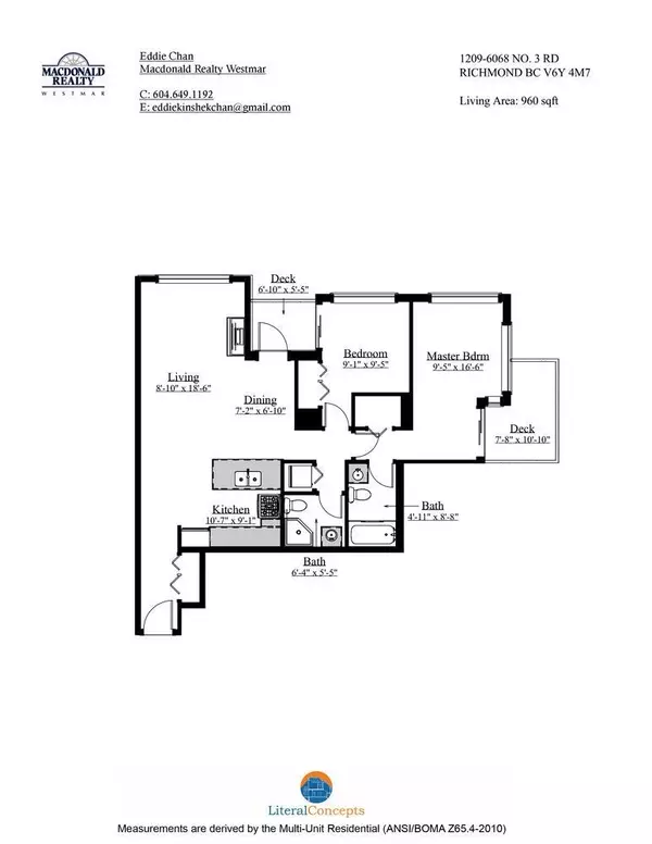 Richmond, BC V6Y 4M7,6068 NO. 3 RD #1209