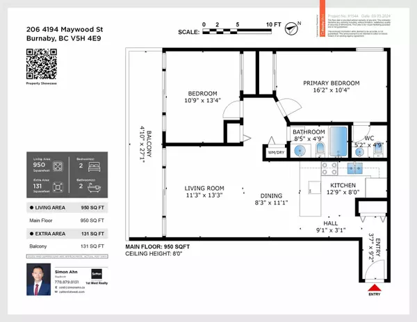 Burnaby, BC V5H 4E9,4194 MAYWOOD ST #206