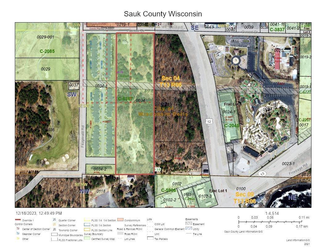 Wisconsin Dells, WI 53965,10.45 Acre Pioneer Drive