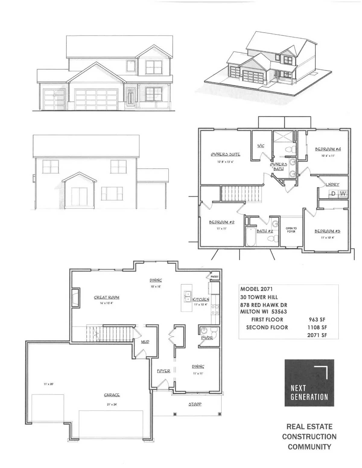 Milton, WI 53563,878 Red Hawk Drive
