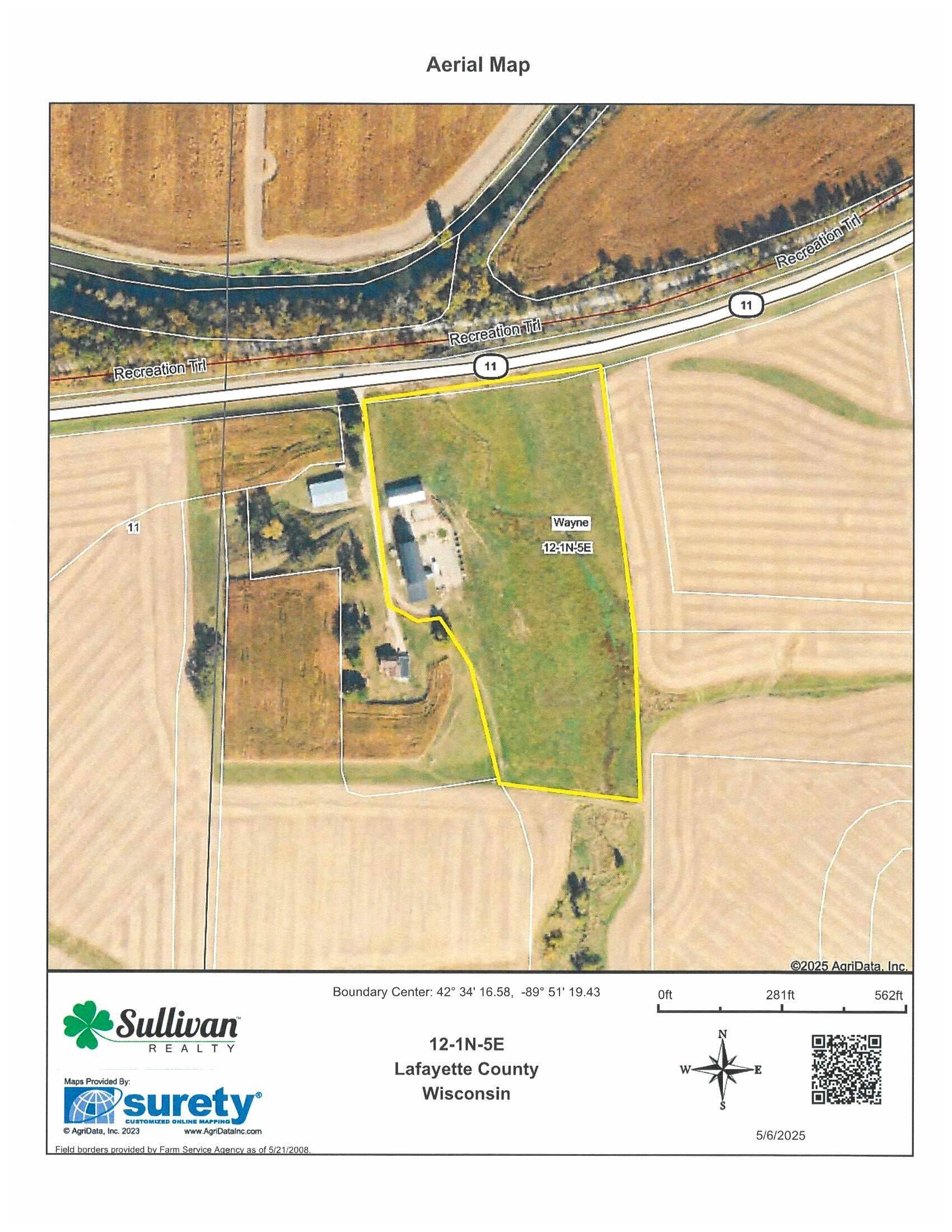 TBD Hwy 11, South Wayne, IL 53587