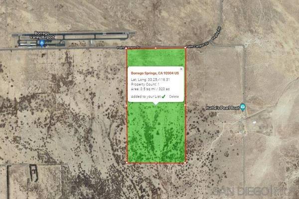 Borrego Springs, CA 92004,0 Palm Canyon Dr. #0