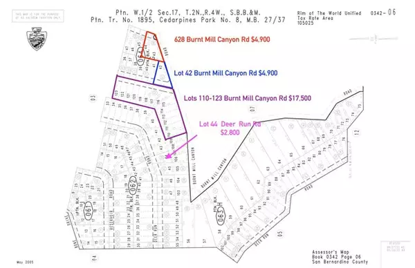 Cedarpines Park, CA 92322,42 Lot 42 Burnt Mill Canyon