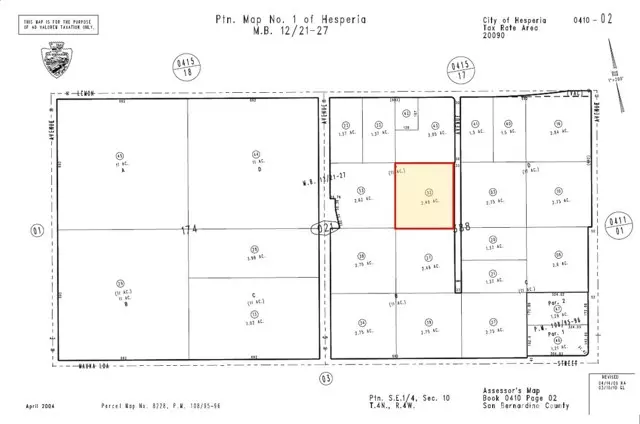 0 H, Hesperia, CA 92345