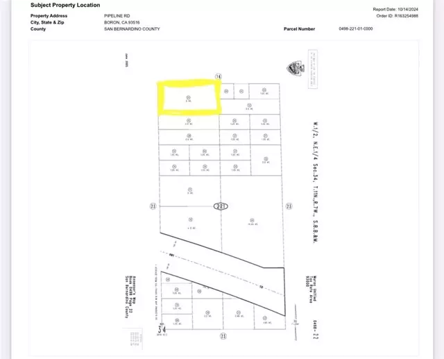 0 Pipeline, Boron, CA 93516