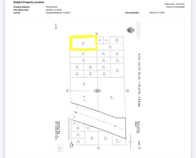 0 Pipeline, Boron, CA 93516