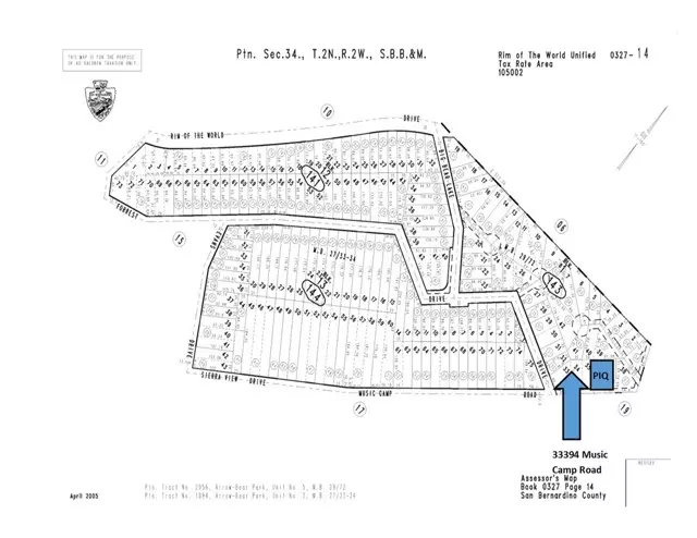 0 Music Camp, Arrowbear, CA 92382