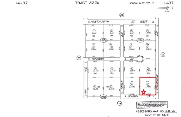 Rosamond, CA 93560,0 Champagne Ave + Gombra St.