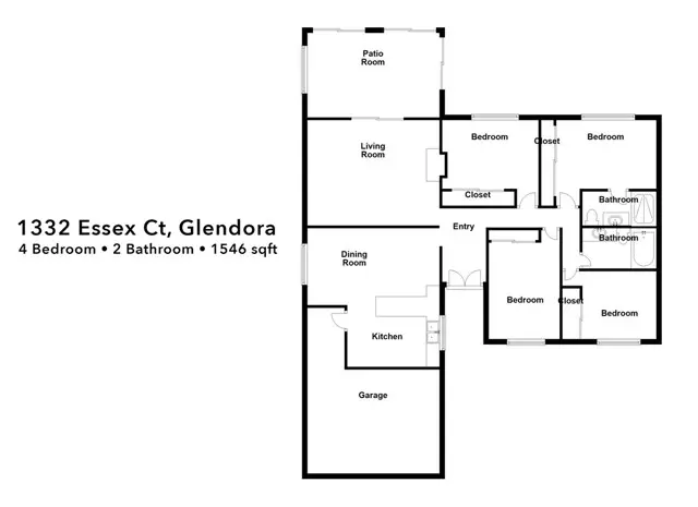 Glendora, CA 91740,1332 Essex Court