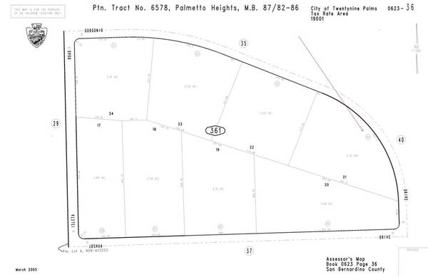 0 Gorgonio, 29 Palms, CA 92277