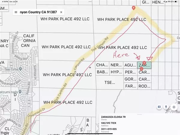 Agua Dulce, CA 91350,0 Vac/Vic Tick Canyon 1 1/2 m s