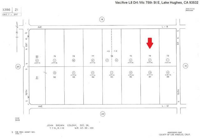 0 Vac/Ave L8 Drt/Vic 75th St E, Palmdale, CA 93552