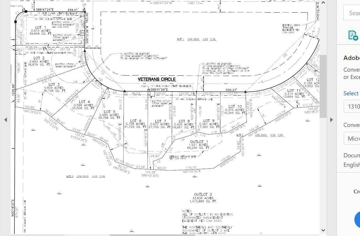 Campbellsport, WI 53010,Lt 6 VETERANS CIR.