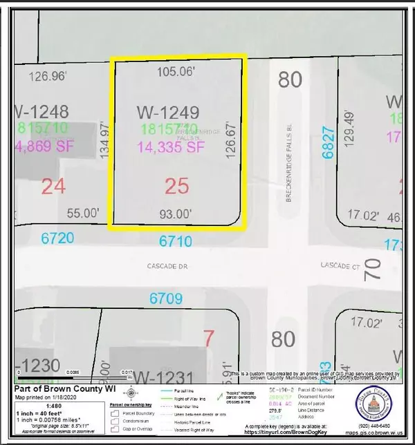 6710 CASCADE DRIVE, Greenleaf, WI 54180
