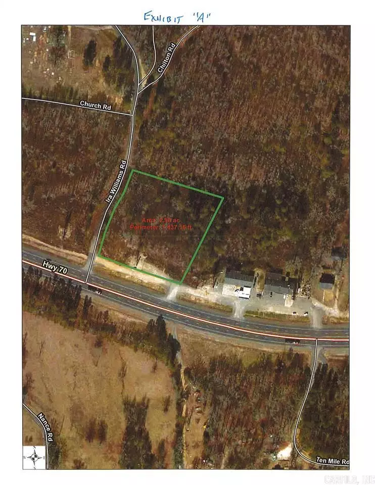 Lonsdale, AR 72087,3 acres HWY 70 and Ira Williams