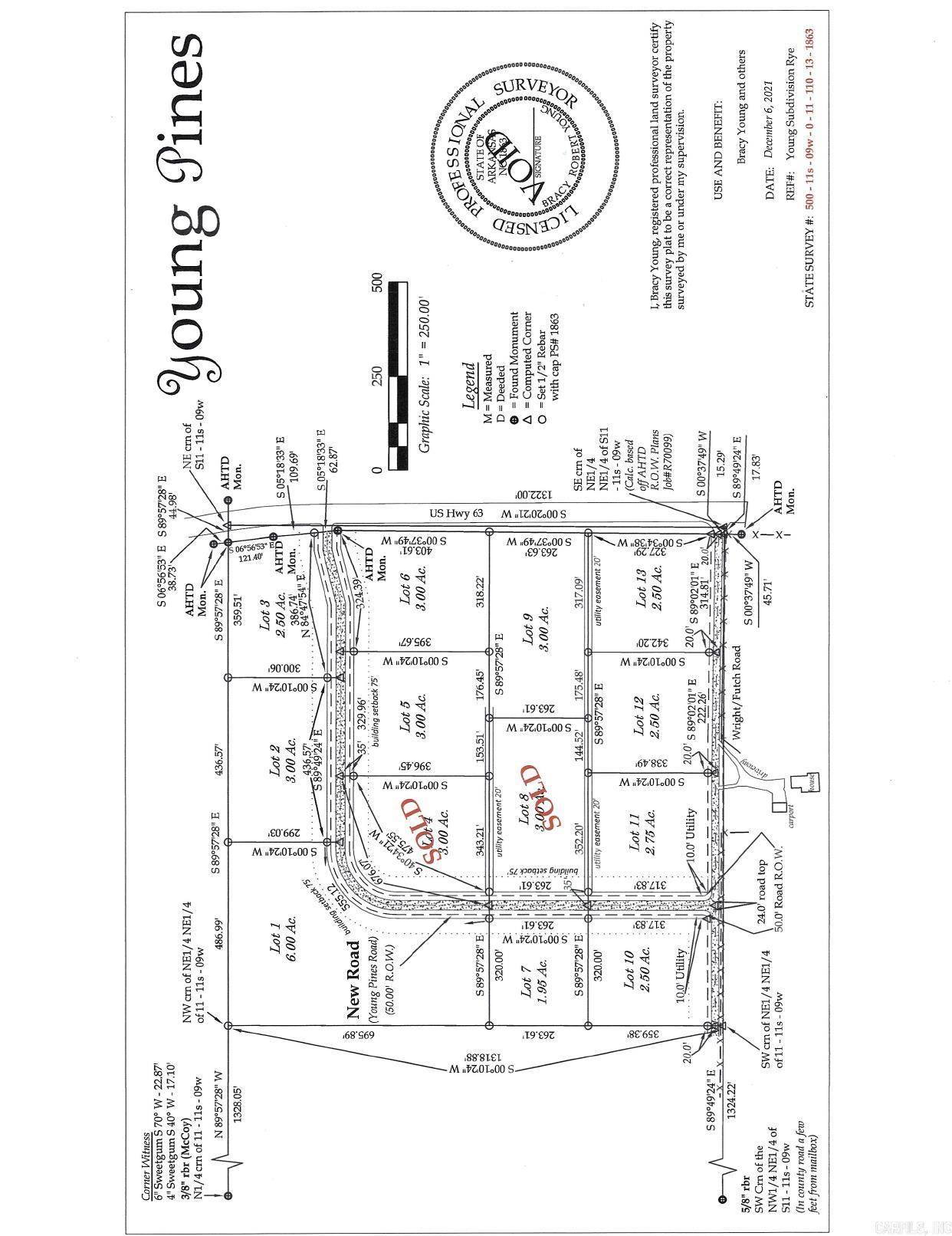 Rison, AR 71665,Lot 2 Young Pines