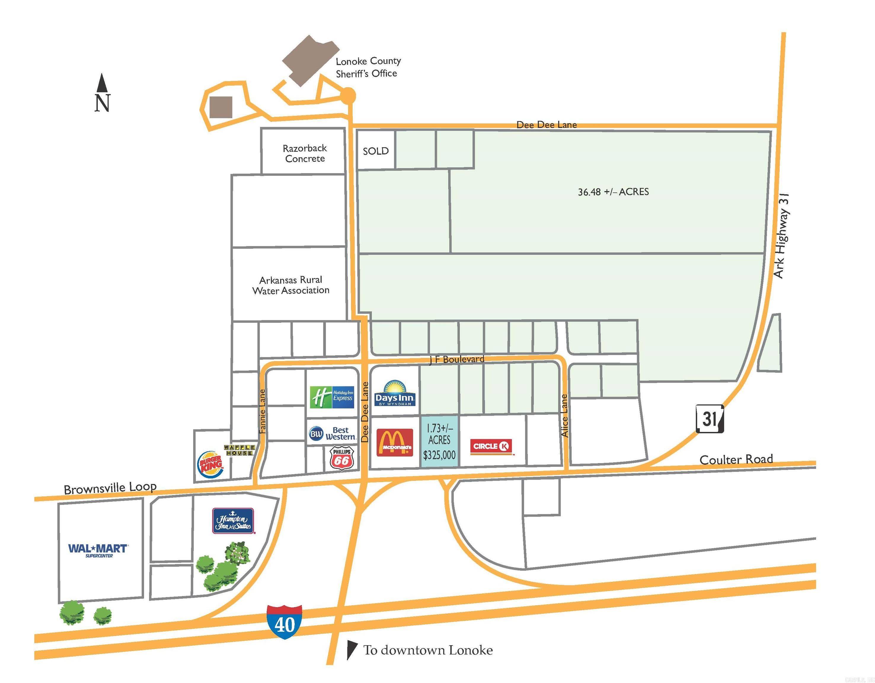Lonoke, AR 72086,Lot 28 JF Boulevard