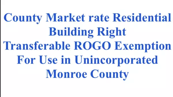 1 Transferable ROGO Exemption, Key Largo, FL 33070