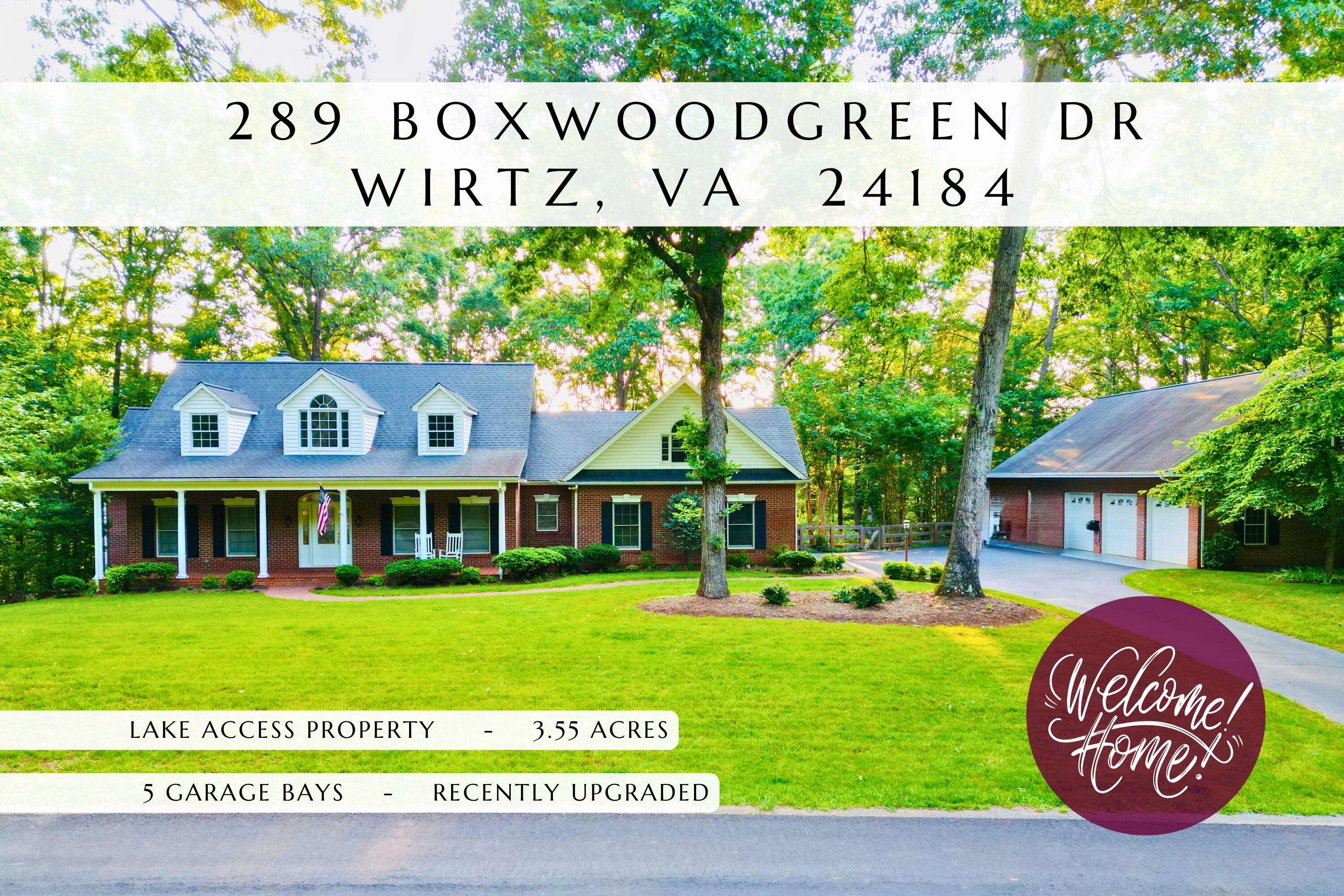 289 Boxwoodgreen DR, Wirtz, VA 24184