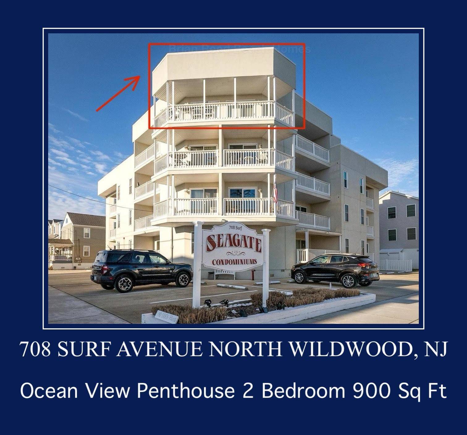 708 Surf Avenue #400 aka 401, North Wildwood, NJ 08260